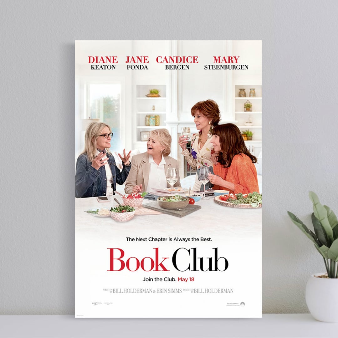 Book Club Movie Poster Wall Art Film Print Art Poster for Etsy
