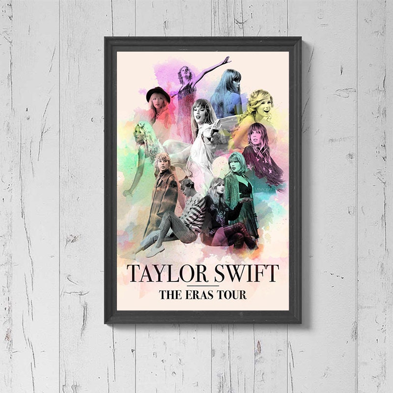 Discover Taylor The Eras Tour 2023 Poster, Taylor Vintage 2023 Concert Poster Regalo para Swiftiee