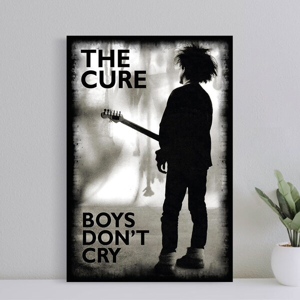 The Cure Band Boys Don'T Cry Music Poster, Film Print, Wall Art, Art Poster for Gift, Home Decor, (No Frame)