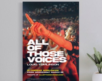 AllThese-Voices Filmplakat, Wandkunst Filmdruck, Kunstposter für Geschenk, Home Decor Poster, (ohne Rahmen)