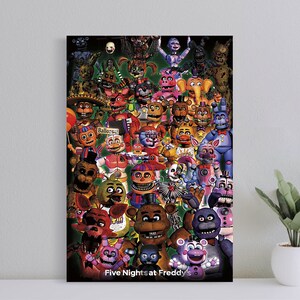 Fnaf Chibi Five Nights at Freddy's  Poster for Sale by AldoEan