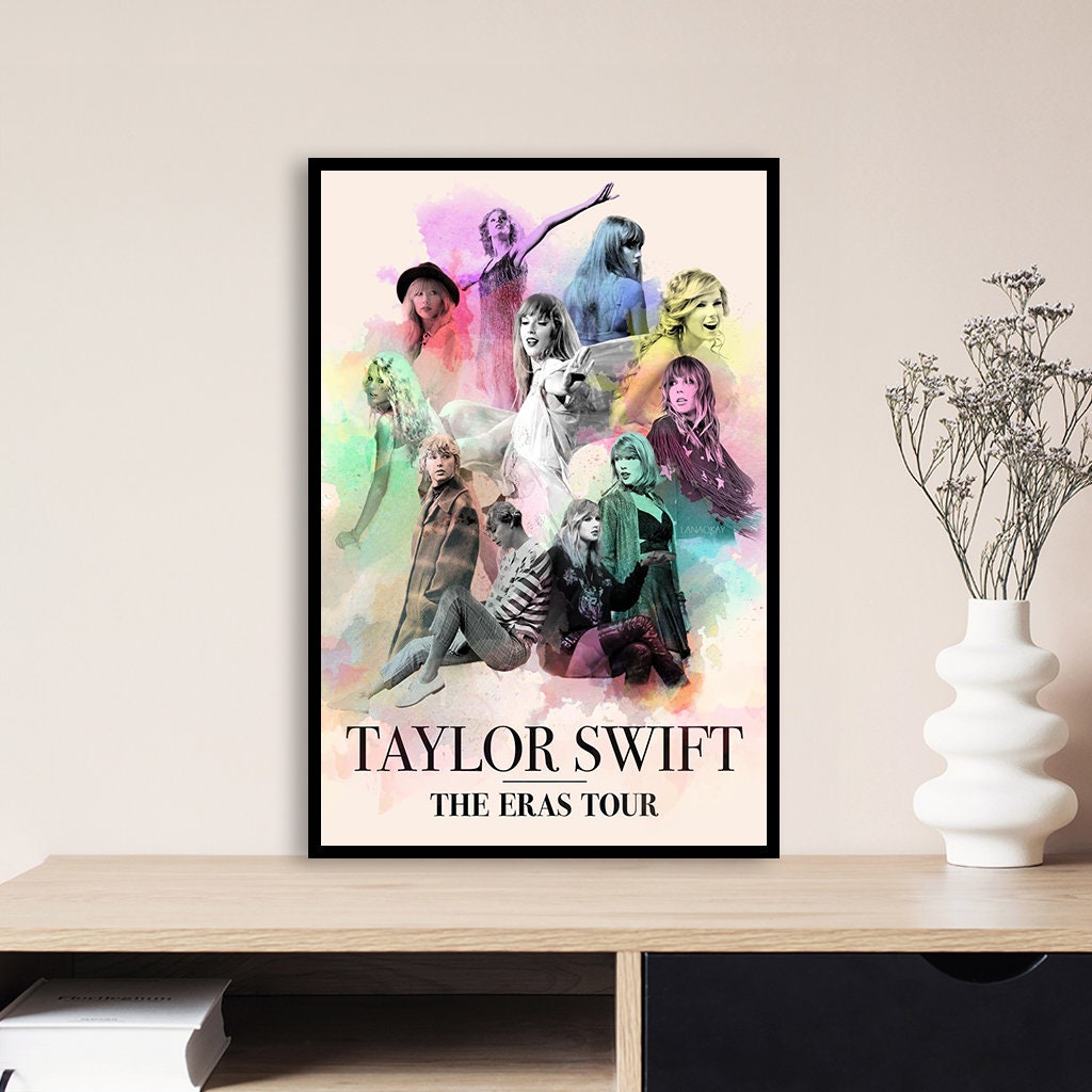 Discover Taylor The Eras Tour 2023 Poster, Taylor Vintage 2023 Concert Poster Regalo para Swiftiee