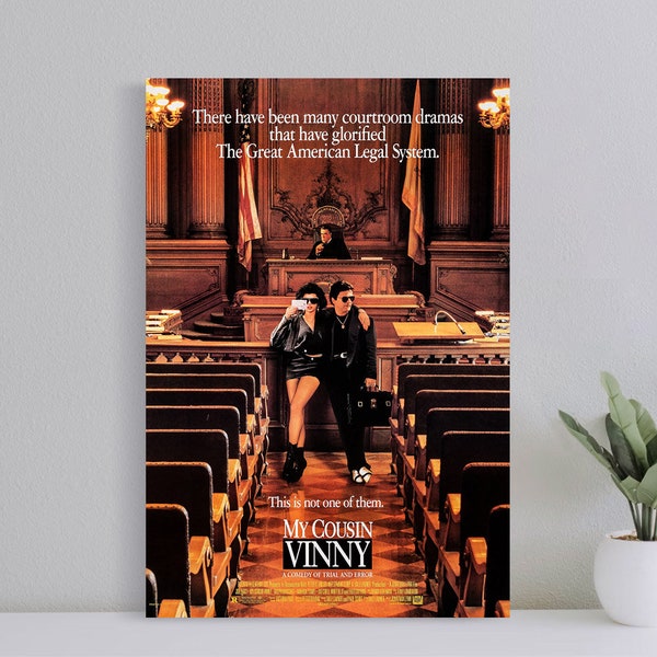 My Cousin Vinny Movie Poster, Wall Art Film Print, Art Poster for Gift, Halloween Decor Poster, halloween gift for men Poster, (No Frame)