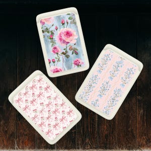 Portefeuille Loveshackfancy Magsafe, portefeuille magnétique shabby chic compatible avec iPhone 15, iPhone 14, iPhone 13 SE Pro Max Plus