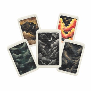 Cartera Magsafe Night Stars, cartera magnética Dark Moon compatible con iPhone 15, iPhone 14 y iPhone 13 SE Pro Max Plus