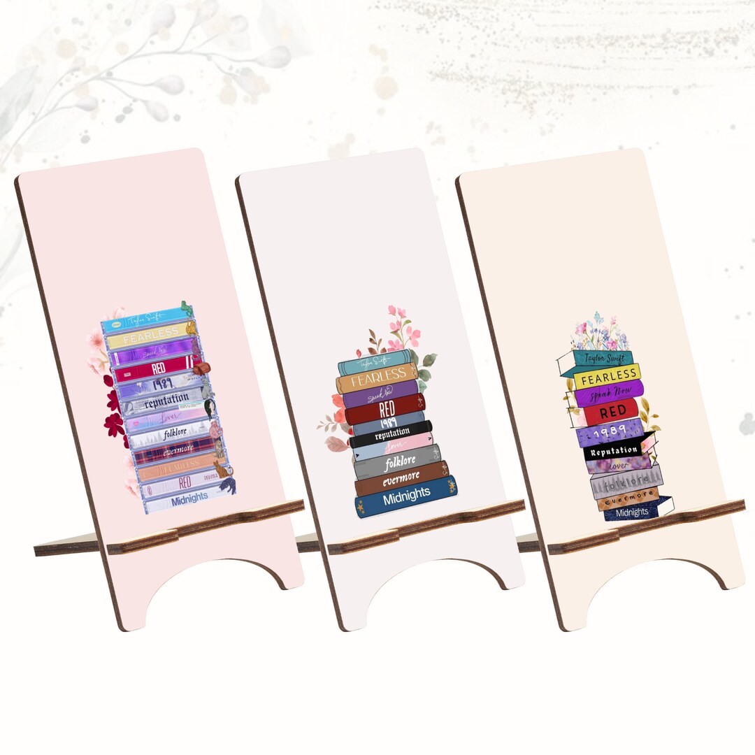 Taylor Lyrics Wood Phone Stand Song Lyrics Holder for iPhone Etsy