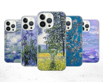 Claude Monet Water Lilies Phone Case: Soft TPU Gel Cover for iPhone, Samsung & Pixel