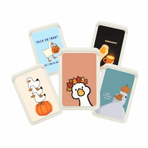 Portefeuille Funny Goose Magsafe, portefeuille magnétique mignon canard compatible avec iPhone 15, iPhone 14, iPhone 13 SE Pro Max Plus