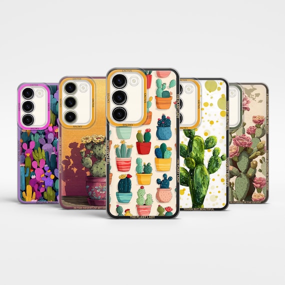 Se Kaktus Handyhlle Spiky Plant Sukkulente Wste Abdeckung Samsung  S25Ultra S24Fe S23Fe A56 A55 A36 A15 iPhone 16Pro Max 15 14 Plus 13mini 12  - Etsy.de