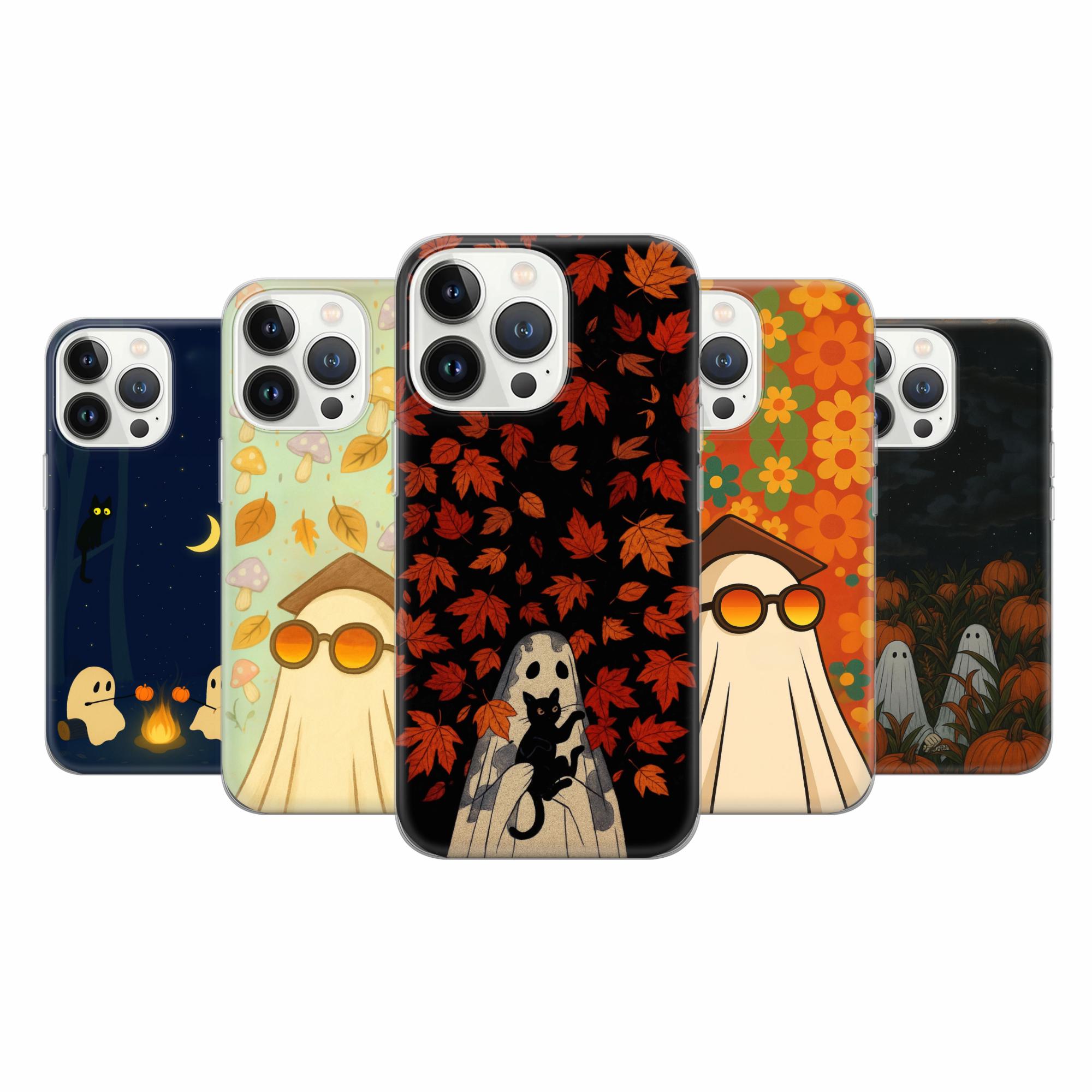 Geist Handyhülle Haunting Spirits Cover für iPhone 17 Pro Max, 16e, 15, 14, 12 & Samsung S25 Ultra, S24 FE, A56, Pixel 10 XL, 9a, 8