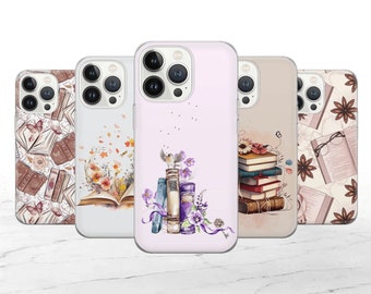 Book Phone Case: Bookish Design, Soft TPU Gel Cover