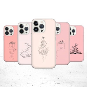 Bookish Phone Case Book lover Cover for iPhone 17 Pro Max, 16e, 15, 14, 12 & Samsung S25 Ultra, S24 FE, A56, Pixel 10 XL, 9a, 8