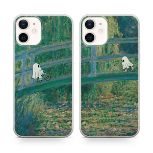 Coques de téléphone assorties pour couple fantôme mignon 16 15 14 13 12 Pro Xs Samsung S25 S24 S23 S22 FE A25 A15 Pixel 9 8A 7