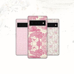 Pink vintage Phone Case Pink coquette Cover for Google Pixel 8, 8Pro, 7A, 7Pro, 6A, iPhone 15, 14, 13, Samsung Galaxy S23, S22, A54