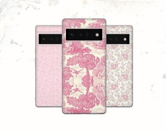 Pink vintage Phone Case Pink coquette Cover for iPhone 16 15 14 13 12 Pro Xs Samsung S24 S23 S22 FE A25 A15 Pixel 9 8A 7