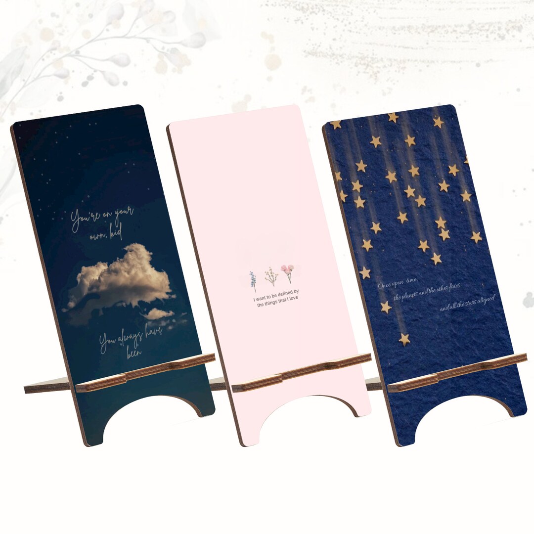 Taylor Midnight Wood Phone Stand Song Lyrics Holder for Etsy