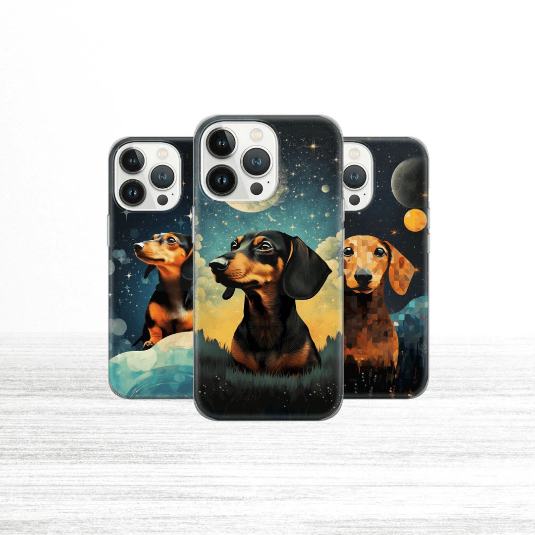 Dachshund Dog Phone Case: Clear TPU Gel Pet Owner Cover for Iphone