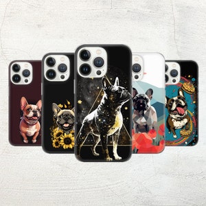 French bulldog Phone Case Pet owner Cover for iPhone 16 15 14 13 12 Pro Xs Samsung S24 S23 S22 FE A25 A15 Pixel 9 8A 7