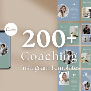 Coach template bundle Canva coaching bundle Instagram coach template Canva template coach Instagram coaching template Mindset Coach template