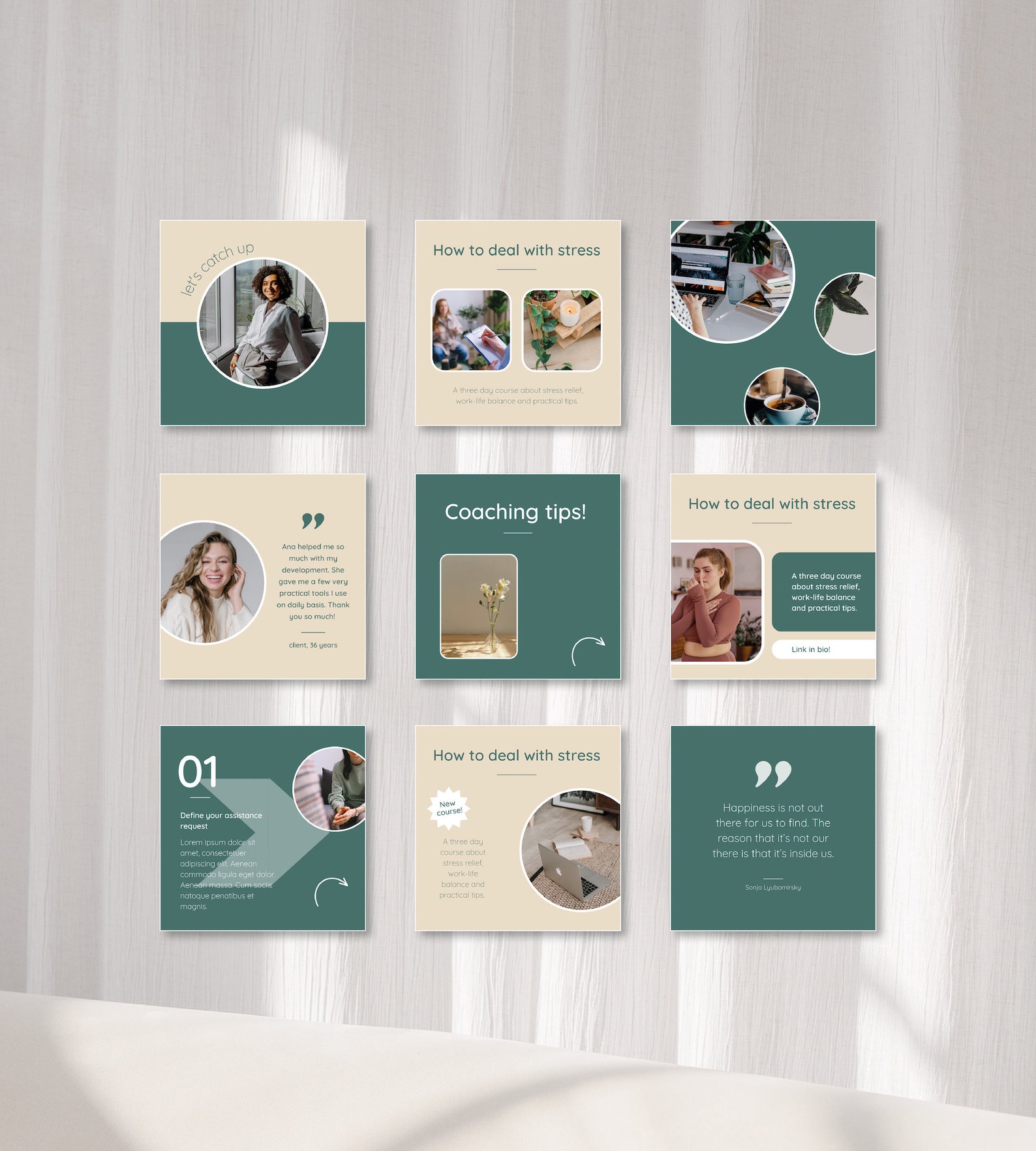 Life Coach Template Instagram Coaching Template Canva Coaching Bundle ...