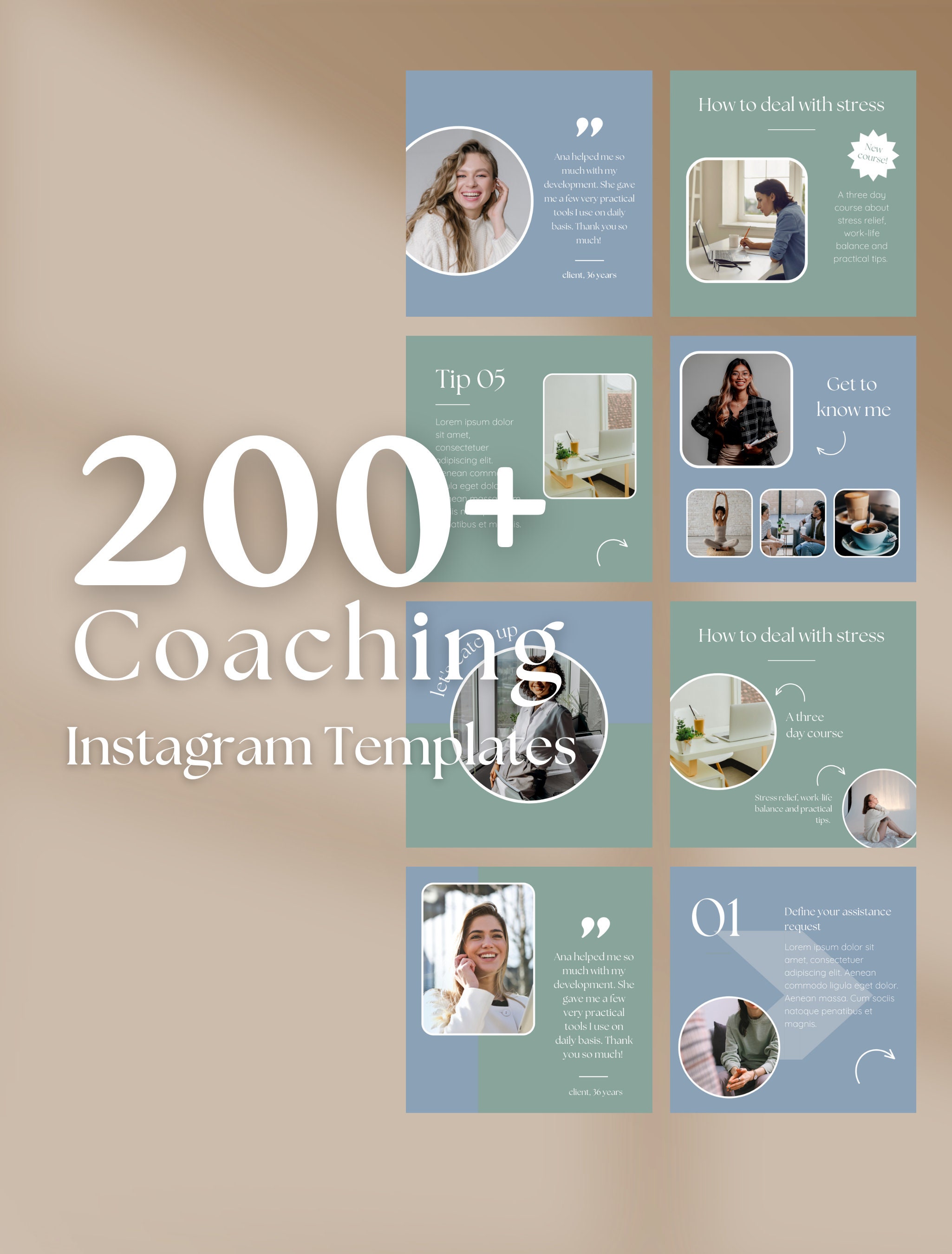 Coach Template Bundle Canva Coaching Bundle Instagram Coach Template ...
