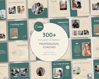 Coaching Bundle, Esthetician Template, Life coach template, Instagram Templates Coaching, Professional Coaching Template, Business coach