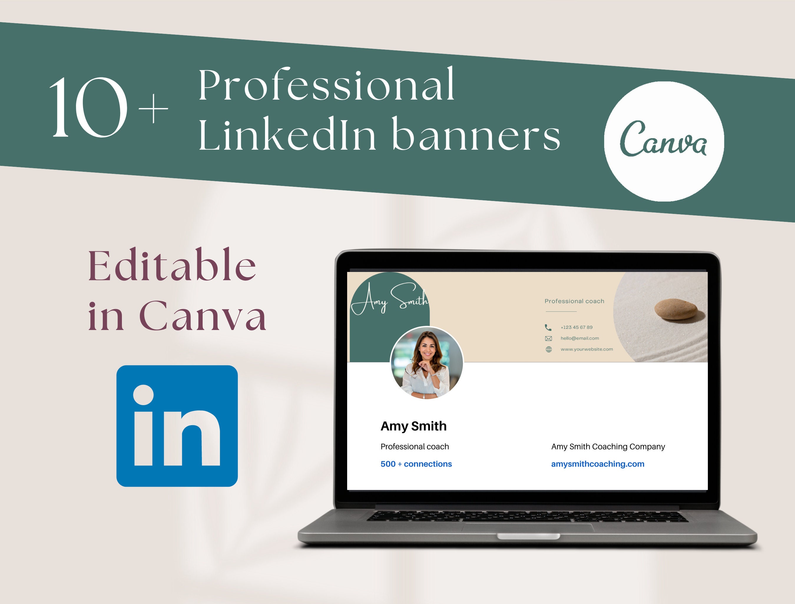 Linkedin, Linkedin Banner, Linkedin Banner Templates, Editable Linkedin ...