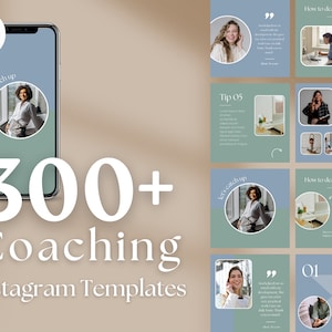 Coach template bundle Canva coaching bundle Instagram coach template Canva template coach Instagram coaching template