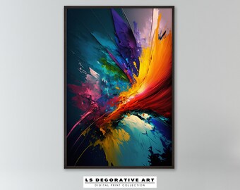 Abstract Painting | Wall Decor | LS Decorative | PRINTABLE Digital | 23-0021