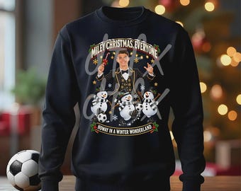 Newcastle have a MILEY  26-27 christmas jumper black adults and kids christmas jumper gift present mens sweatshirt dtf printing