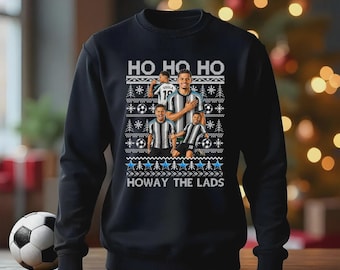Newcastle OSUL 26-27 christmas jumper black adults and kids christmas jumper gift present mens sweatshirt dtf printing