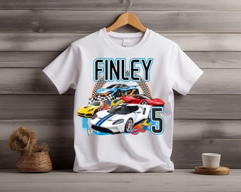 WHEELS 3 birthday gift any birthday age  kids t shirt tees tee hot car