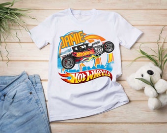 WHEELS birthday gift  kids t shirt tees tee hot car