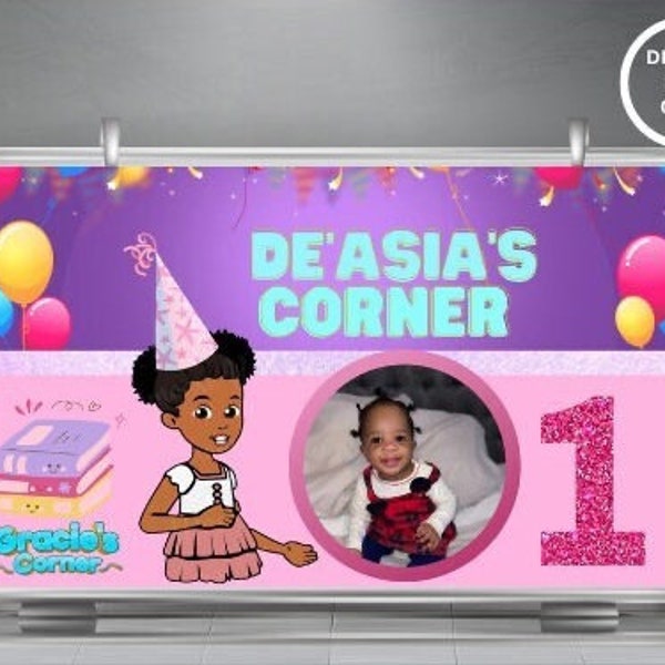 Gracie Corner Birthday Theme
 Gracie s Corner Birthday Decorations Etsy