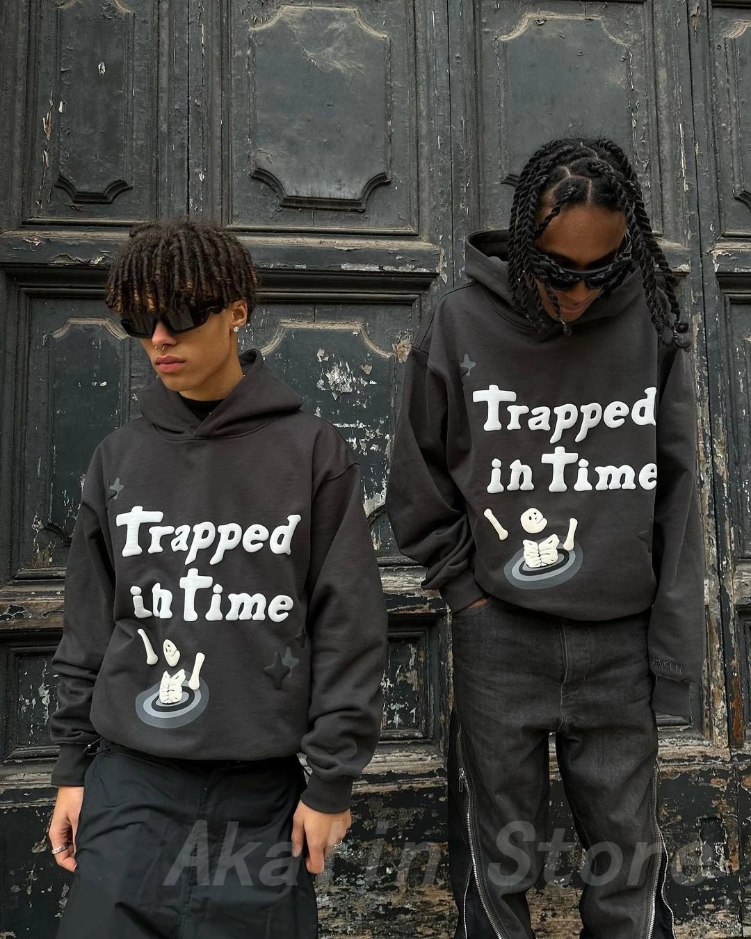 Exclusive Trapped in Time Hoodie Streetwear - Etsy