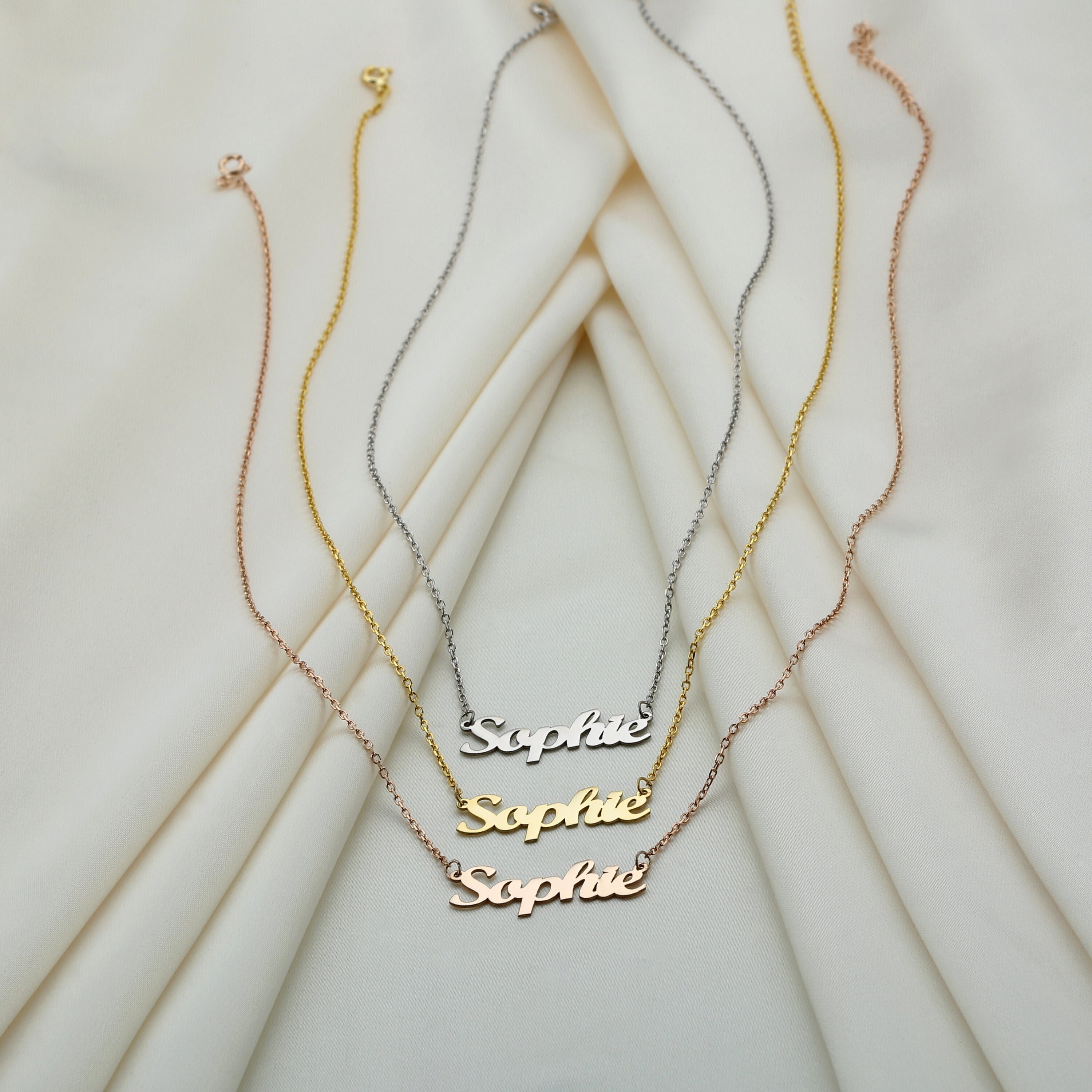 layering made easy. ✨ insider tip: pair your custom nameplate