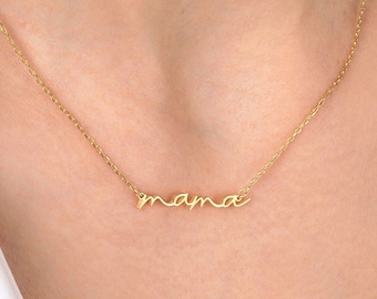 Collana Dainty Mama, collana mamma, regalo perfetto per la mamma, regalo per la festa della mamma, regalo per la madre, collana madri, collana mamma per mamma