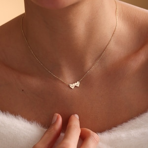 Collar de corazón personalizado, collar con varios nombres, collar con nombre personalizado, collar familiar, regalos para mamá, regalo de joyería para ella, regalo de Navidad