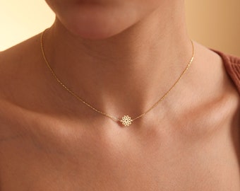 Collier de fleurs de naissance, cadeau de fête des mères, cadeau de Noël de grand-mère, bouquet de famille de fleurs de naissance, cadeaux de retraite pour femme, cadeau pour elle