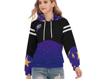 Moon inspired Hoodie Womens