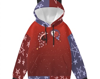 SAMS Bloodmoon twins inspired Cat eared hoodie