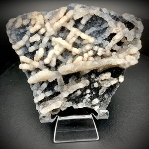 Stunning shiny sugar druzy Sphalerite slab