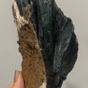 Massive Vivianite Specimen High Quality Over 1 lb image 1