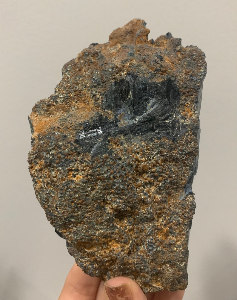 Massive Vivianite Specimen High Quality Over 1 lb image 6