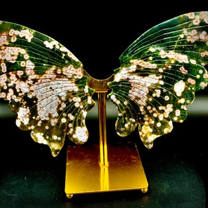 8 Ader Ozean Jaspis Schmetterling Flügel - Große Größe - Atemberaubend!