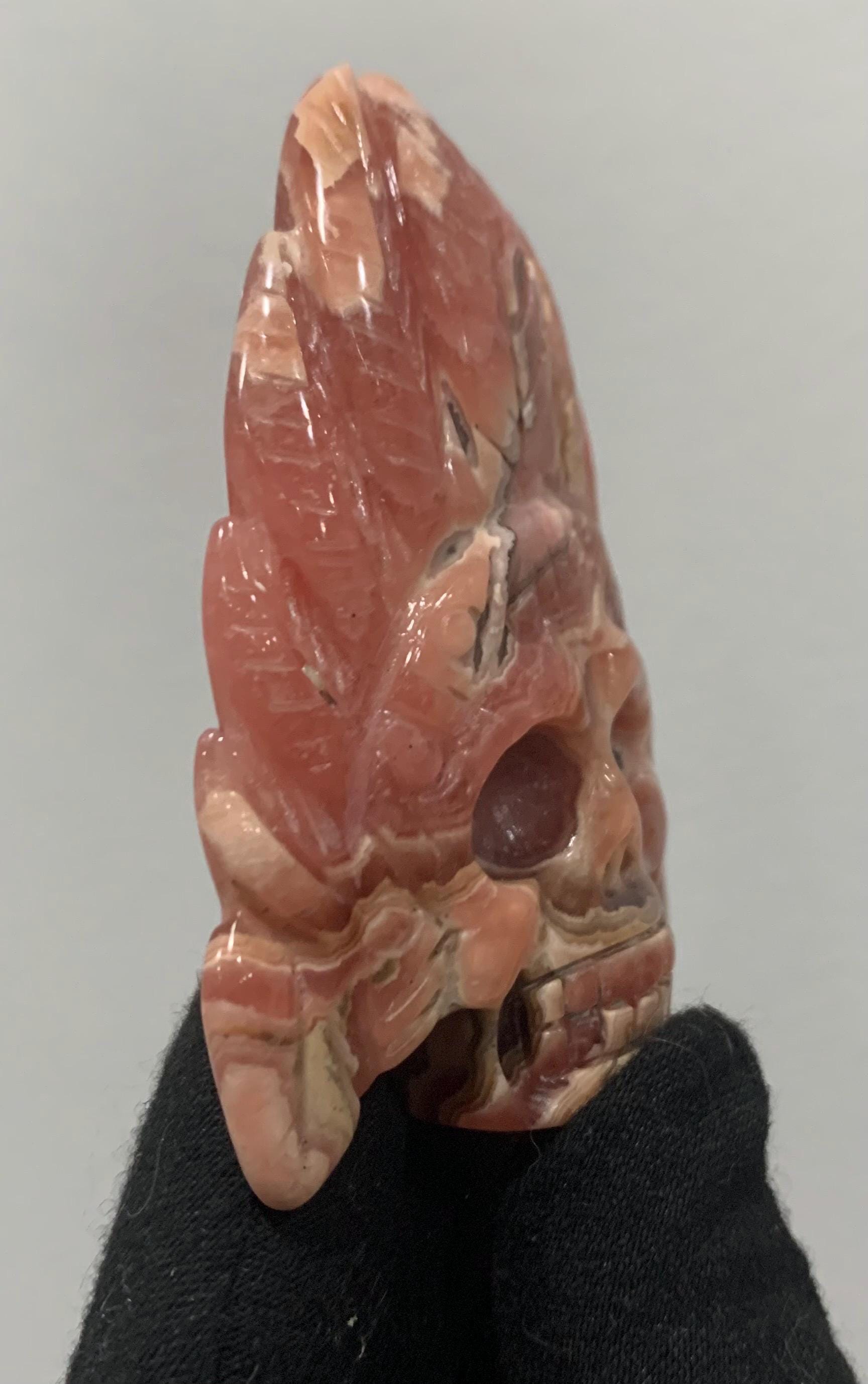 ロードクロサイトスカル ロードクロサイトスカル - 手彫り - 高品質 - Etsy 日本