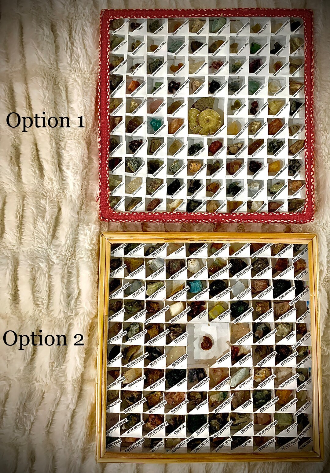 Crystal Specimen Collection Set 97 Different Crystals in Beautiful