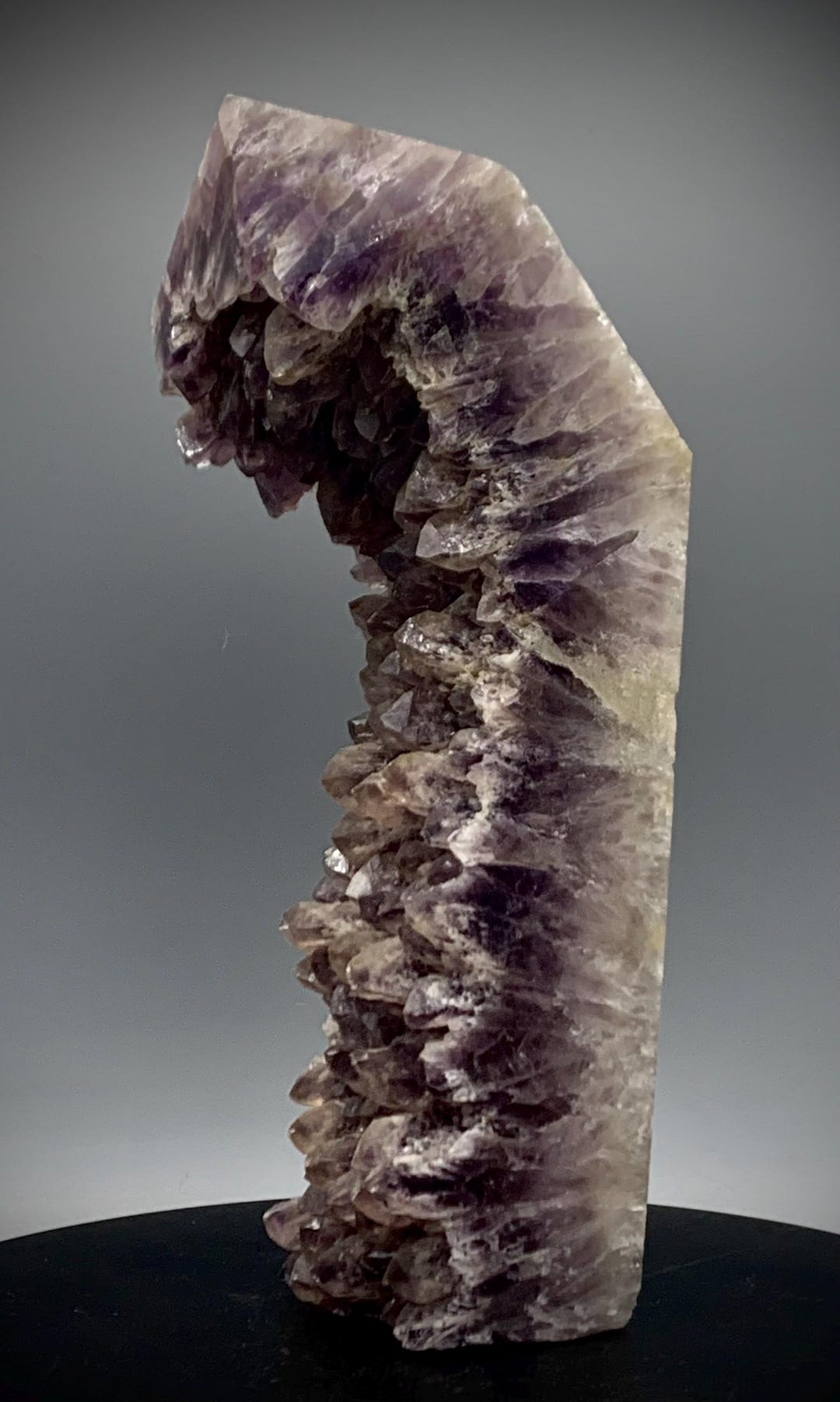 【天然石】アメジスト クラスター ポイント◆タワー 見事な天然アメジスト クラスター ポイント タワー - 唯一無二 - 3.11