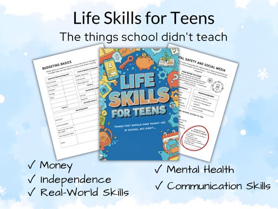 Life Skills Workbook for Teens | Money, Budgeting, Banking, Independence (Digital Download)