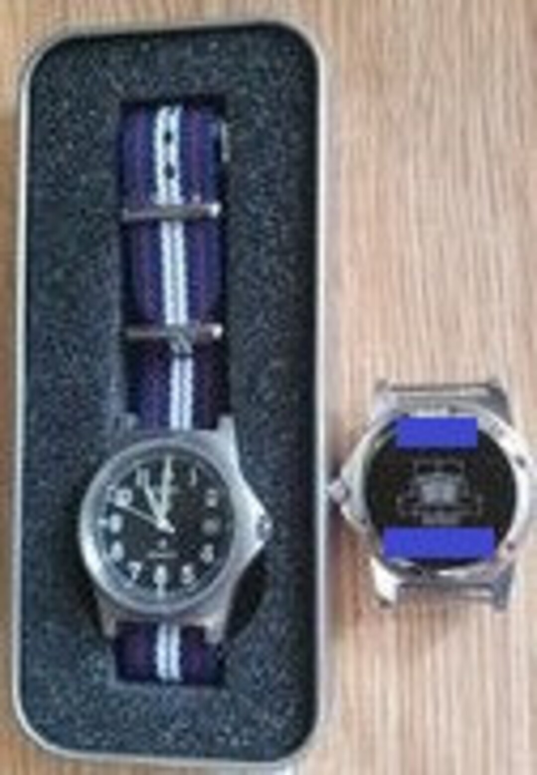 MWC G1098 Calendar Window Watch Engraved With Number ANTAR Truck